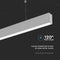 V-TAC VT-7-40-S-N LED Slim Linear Lights - Samsung - Silver - IP20 - 40W - 3300 Lumens - 4000K - 5 Years