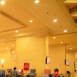 V-TAC VT-703 LED Downlights - Twist en Lock Fittingen - IP20 - Chroom