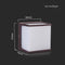 V-TAC VT-708 LED Wall Lights - Outdoor Square Lights - IP65 - Brown Body - 8 Watts - 750 Lumens - 3000K