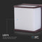 V-TAC VT-708 LED Wall Lights - Outdoor Square Lights - IP65 - Brown Body - 8 Watts - 750 Lumens - 3000K