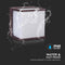 V-TAC VT-708 LED Wall Lights - Outdoor Square Lights - IP65 - Brown Body - 8 Watts - 750 Lumens - 3000K