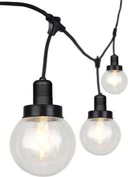 V-TAC VT-720S LED String Lights - IP65 - Zwart - 5 Jaar