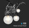 V-TAC VT-720S LED String Lights - IP65 - Zwart - 5 Jaar