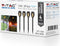 V-TAC VT-724 Zonne-stoklampen - Vlamlampen - Zwart - IP44 - 1W - 2200K