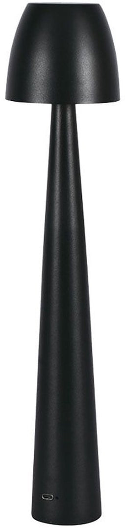 V-TAC VT-75001-B Designlampen - Oplaadbare tafellampen - IP20 - Zwart - 3 Watt - 110 Lumen - 3IN1