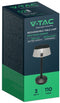 V-TAC VT-75002-B Designlampen - Oplaadbare tafellampen - IP20 - Zwart - 3 Watt - 110 Lumen - 3IN1 - Modelnr: - VT-75002-B