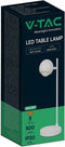 V-TAC VT-7506-W tafellamp - IP20 - Witte behuizing - 5 watt - 500 lumen - 3000K