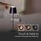 V-TAC VT-7522-B Wireless Charging Table Lamps - Black - IP54 - 2W - 200 Lumens - 3000K