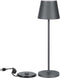 V-TAC VT-7522-G Draadloze oplaadbare tafellampen - Grijs - IP54 - 2W - 200 Lumen - 3000K - Modelnr: - VT-7522-G