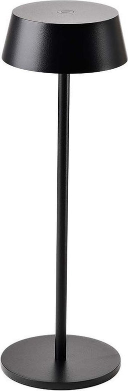 V-TAC VT-7562-B Oplaadbare tafellamp - Zwart - IP54 - 2W- 200 Lumen - 3000K