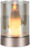 V-TAC VT-7564 Designlampen - Oplaadbare tafellampen - IP20 - Champagne goud + Amber glas - 2 Watts - 110 Lumen - 3000K