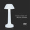 V-TAC VT-7566-W Designlampen - Oplaadbare tafellampen - IP20 - Wit - 1 Watt - 40 Lumen - 3IN1