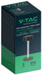 V-TAC VT-7567-B Designlampen - Oplaadbare tafellampen - IP20 - Zwart+Transparant - 3 Watt - 210 Lumen - 3IN1