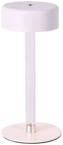 V-TAC VT-7567-W Designlampen - Oplaadbare tafellampen - IP20 - Wit+Transparant - 3 Watt - 210 Lumen - 3IN1