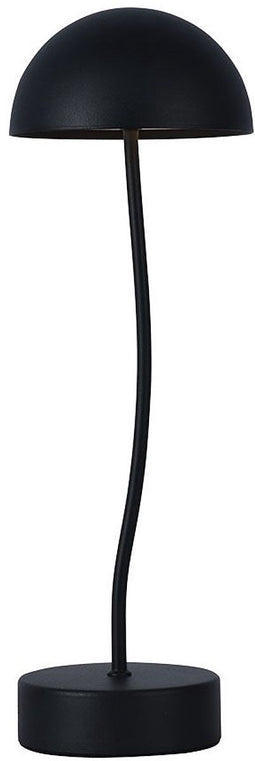 V-TAC VT-7574-B Tafellampen - Oplaadbare Tafellampen - IP20 - Zwart - 3 Watt - 100 Lumen - 3000K