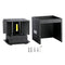V-TAC VT-759-12-B Black LED Wall Lights - Square - Bridgelux - IP65 - 12W - 1100 Lumens - 3000K