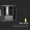 V-TAC VT-759-12-B-N Square LED Wall Lights - Bridgelux - Black - IP65 - 11W - 1360 Lumens - 3000K