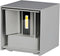 V-TAC VT-759-12-G Grijze LED wandlamp - Vierkant - Bridgelux - IP65 - 12W - 1100 Lumen - 4000K