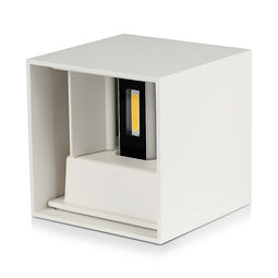 V-TAC VT-759-12-W-N Square LED Wall Lights - Bridgelux - IP65 - White - 11W - 1360 Lumens - 4000K