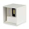 V-TAC VT-759-12-W White LED Wall Lights - Square - Bridgelux - IP65 - 12W - 1100 Lumens - 3000K