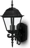 V-TAC VT-760-B E27 Buitenverlichting - Wandlampen - Omhoog - Mat Zwart - IP44