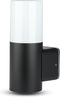 V-TAC VT-7616 GU10 Buitenverlichting - wandlamp - Mat Zwart - GU10 - IP54