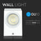 V-TAC VT-7651SQ Outdoor Lighting - Wall Fittings - GU10 - IP44 - White