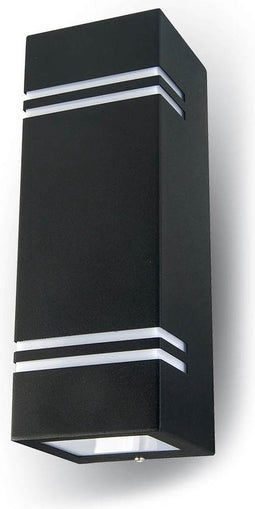 V-TAC VT-7662-B GU10 Buitenverlichting - Wand - Armaturen - Zwart - IP44 - Modelnr: - VT-7662-B