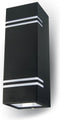 V-TAC VT-7662-B GU10 Buitenverlichting - Wand - Armaturen - Zwart - IP44 - Modelnr: - VT-7662-B