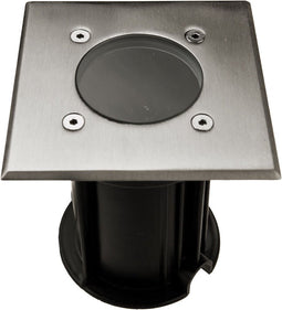 V-TAC VT-7677SQ Ondergrondse Buitenverlichting - Armatuur - GU10 - Zwart - IP65