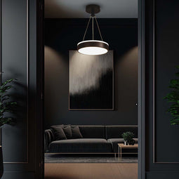 V-TAC VT-7765-B Designer hanglamp - IP20 - Zwarte behuizing - 12 watt - 1280 lumen - 4000K