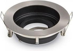 V-TAC VT-781RD-SN LED inbouwspots - GU10 - IP20 - Satijn Nikkel - Modelnr: - VT-781RD-SN