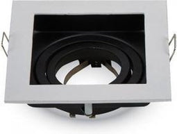 V-TAC VT-781SQ-WH LED inbouwspots - GU10 - IP20 - Wit - Modelnr: - VT-781SQ-WH