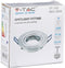 V-TAC VT-782RD-AB GU10 LED inbouwspots - Aluminium borstel - IP20