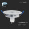 V-TAC VT-782RD-WH GU10 LED Spotlights - Recessed Fitting - White - IP20