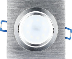 V-TAC VT-782SQ-AB LED inbouwspots - GU10 - IP20 - Aluminium borstel - Modelnr: - VT-782SQ-AB
