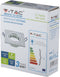 V-TAC VT-782SQ-AB LED inbouwspots - GU10 - IP20 - Aluminium borstel - Modelnr: - VT-782SQ-AB