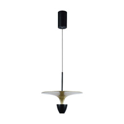 V-TAC VT-7832-BG Designer Ceiling Lights - Designer Hanging Lights - IP20 - Black+Gold Body - 9 Watts - 1000 Lumens -