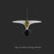 V-TAC VT-7832-BG Designer Ceiling Lights - Designer Hanging Lights - IP20 - Black+Gold Body - 9 Watts - 1000 Lumens -