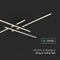 V-TAC VT-7915-B Designer Ceiling Lights - IP20 - Black Body - 38 Watts - 4100 Lumens - 4000K