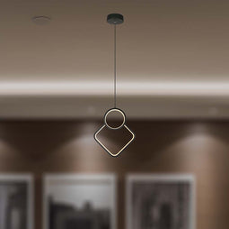 V-TAC VT-7917 Designer plafondlampen - Designer hanglampen - IP20 - Zwarte behuizing - 12 Watt - 1300 Lumen - 4000K