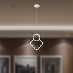 V-TAC VT-7917-W Designer plafondlampen - Designer hanglampen - IP20 - Wit lamphuis - 12 Watt - 1300 Lumen - 4000K