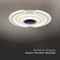 V-TAC VT-7960 Design plafondlamp - IP20 - 95 Watt - 9900 Lumen - 3IN1