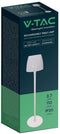 V-TAC VT-7967-W Tafellampen - Oplaadbare Tafellampen - IP20 - Wit - 2,7 Watt - 110 Lumen - 3IN1
