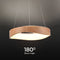 V-TAC VT-7973 Designer Ceiling Lights - Designer Hanging Lights - IP20 - Wood+White - 18 Watts - 2100 Lumens - 3000K