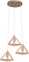V-TAC VT-7977 Pendant Holders - Wooden Holders - IP20 - Brown