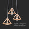 V-TAC VT-7977 Pendant Holders - Wooden Holders - IP20 - Brown