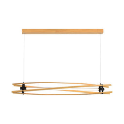 V-TAC VT-7978 Designer Ceiling Lights - Designer Hanging Lights - IP20 - Wood+Black - 15 Watts - 1600 Lumens - 3000K