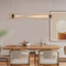 V-TAC VT-7978 Designer Ceiling Lights - Designer Hanging Lights - IP20 - Wood+Black - 15 Watts - 1600 Lumens - 3000K