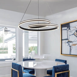 V-TAC VT-7984 Design plafondlampen - Design hanglampen - IP20 - Zwart - 40 Watt - 4800 Lumen - 3IN1 - Modelnr: - VT-7984